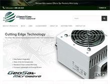 Tablet Screenshot of geosatmicrowave.com